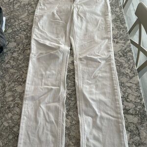J. Crew White Matchstick Jeans
